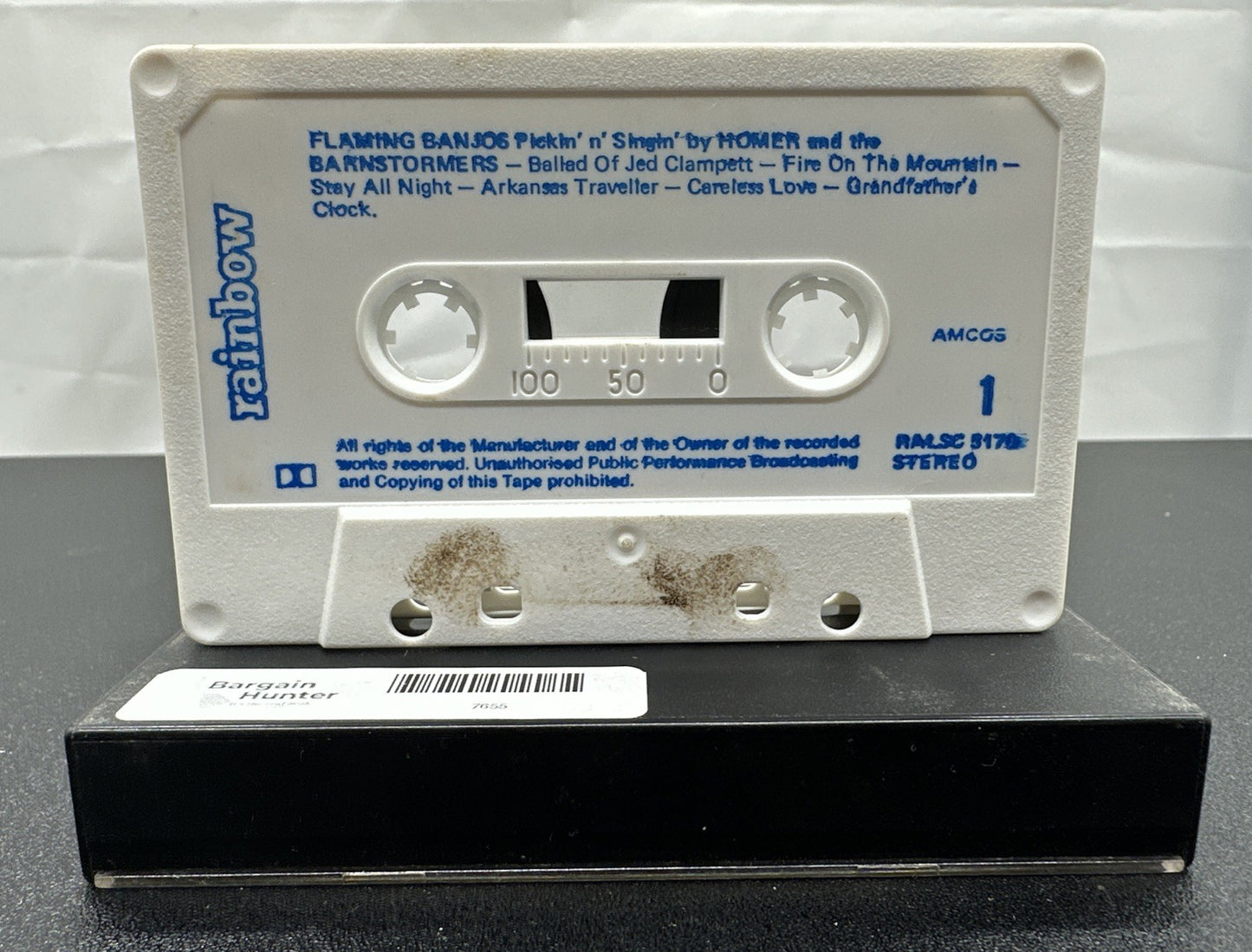 Flaming Banjos Cassette Tape In OK Condition 7655