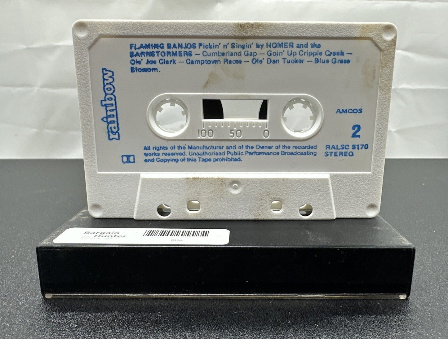 Flaming Banjos Cassette Tape In OK Condition 7655