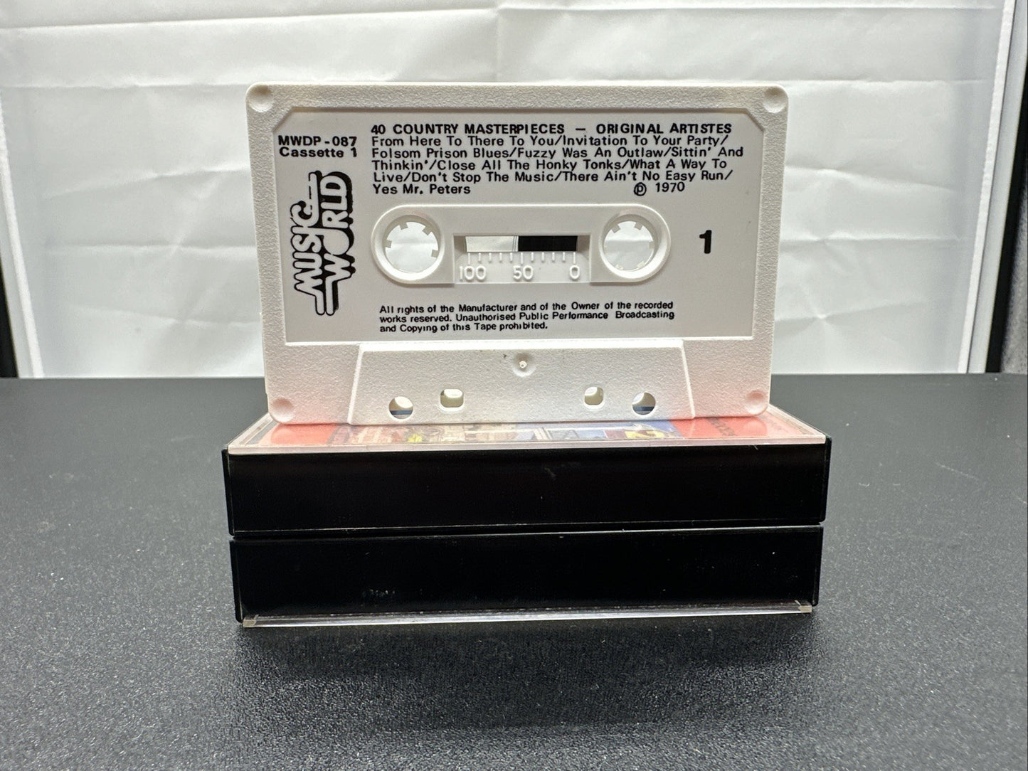 40 Country Masterpieces Cassette Tape In Good Condition 7599
