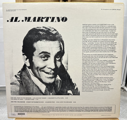 Mary fn the morning - Al Martino Record In Good Condition 6682