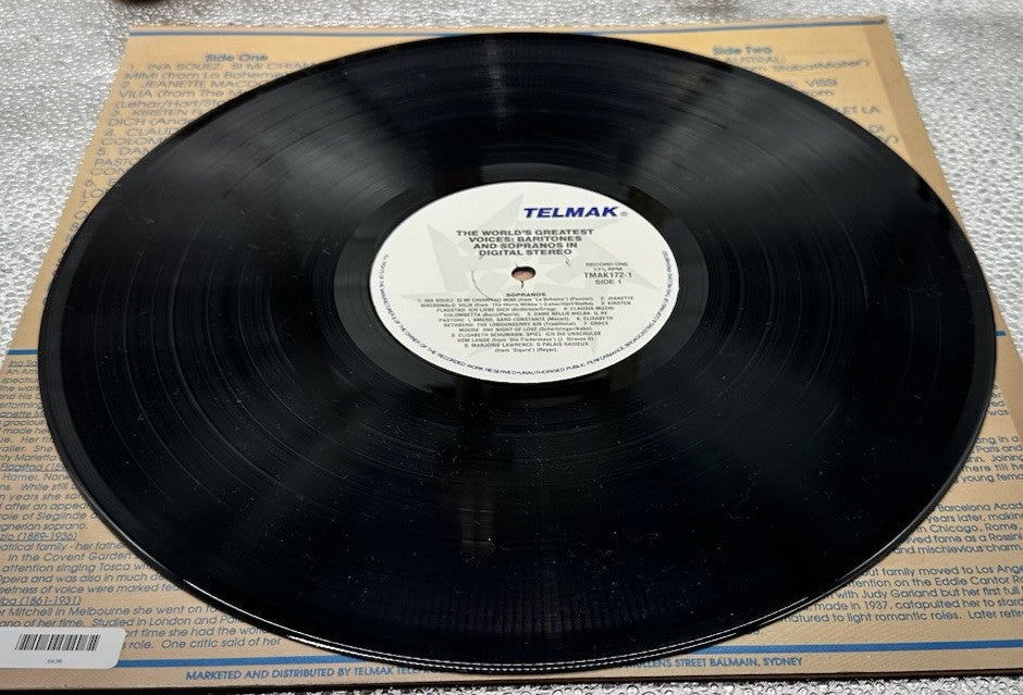 The World's Greatest Voices Sopranos Record In Good Condition 6426