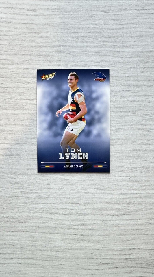 Tom Lynch - Adelaide Crows AFL Football Select 2016 Trading Card In GC 6387