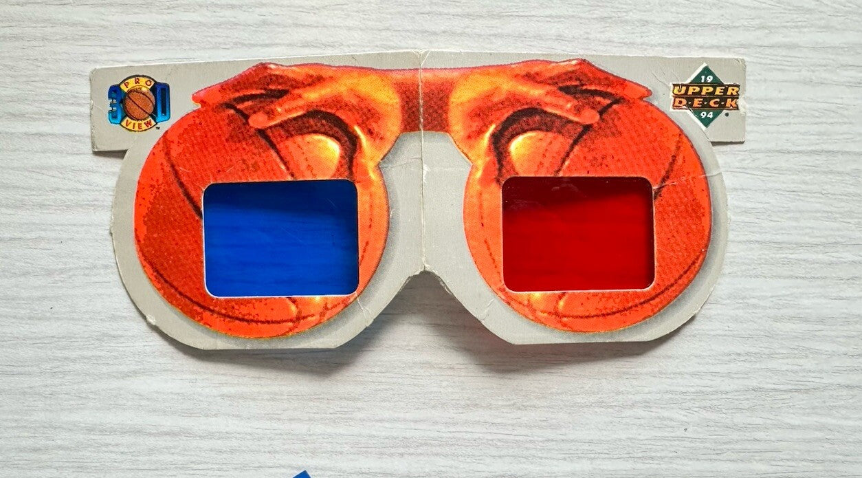 1994 Upper Deck 3D Pro View Glasses - NBA In Good Condition