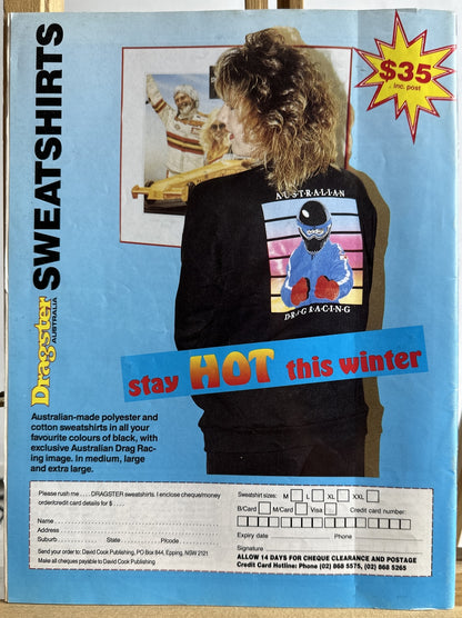 Dragster Australia Magazine No.343 August 1992 In Good Condition