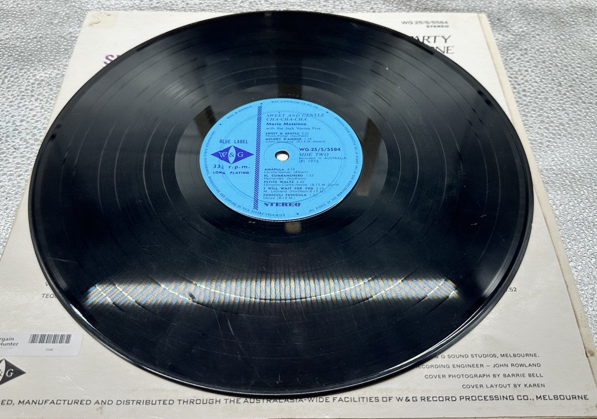 Mario Messineo & The Jack Varney Five – Sweet & Gentle Cha! Cha! Cha! Record7500