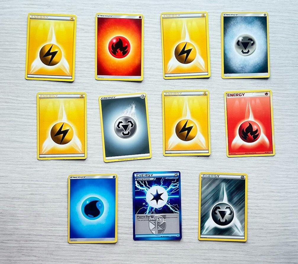 11 X Pokemon Energy Cards Collection Random Years & Series 6390