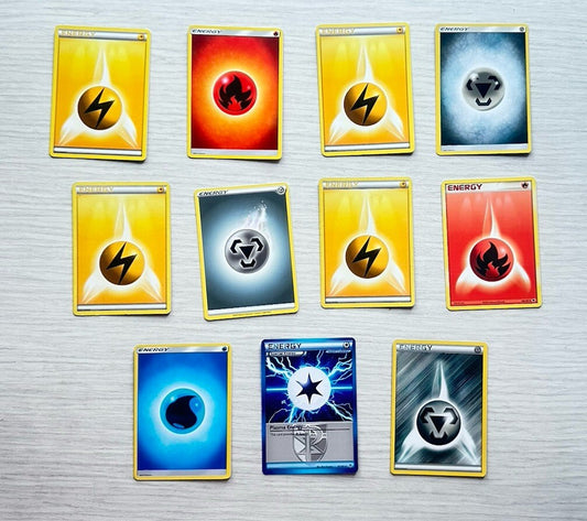 11 X Pokemon Energy Cards Collection Random Years & Series 6390