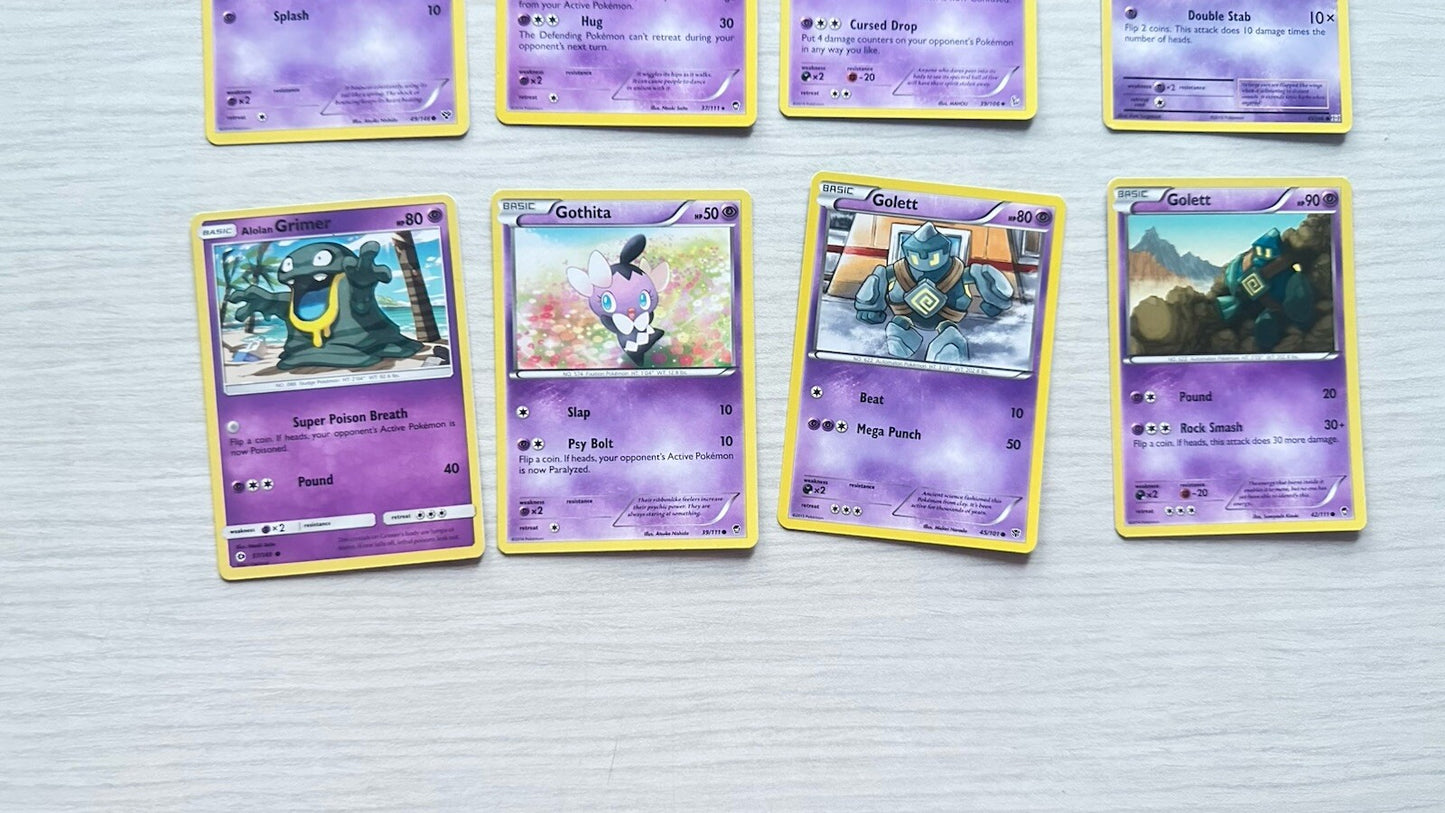 19 X Pokemon Psychic Cards Collection Random Years & Series 5086