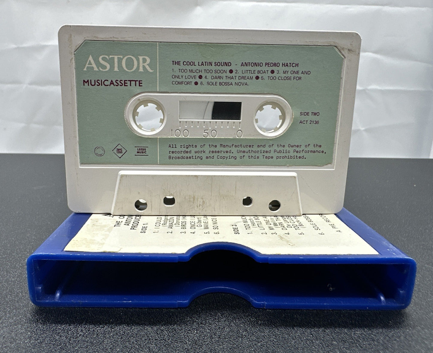 The Cool Latin Sound - Antonio Pedro Hatch Cassette Tape In OK Condition 7650