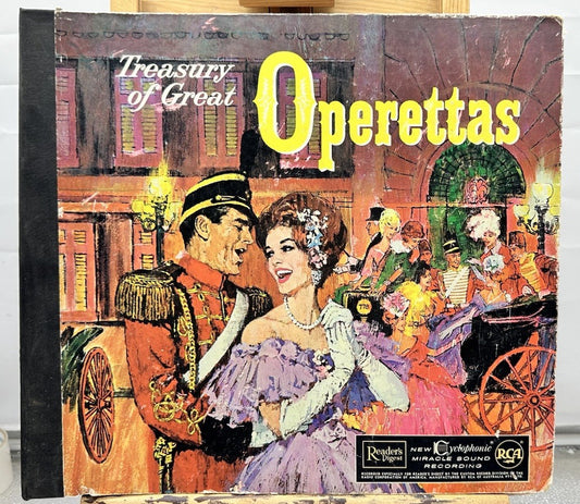 Reader's Digest Treasury Of Great Operettas Record In OK Condition 7677