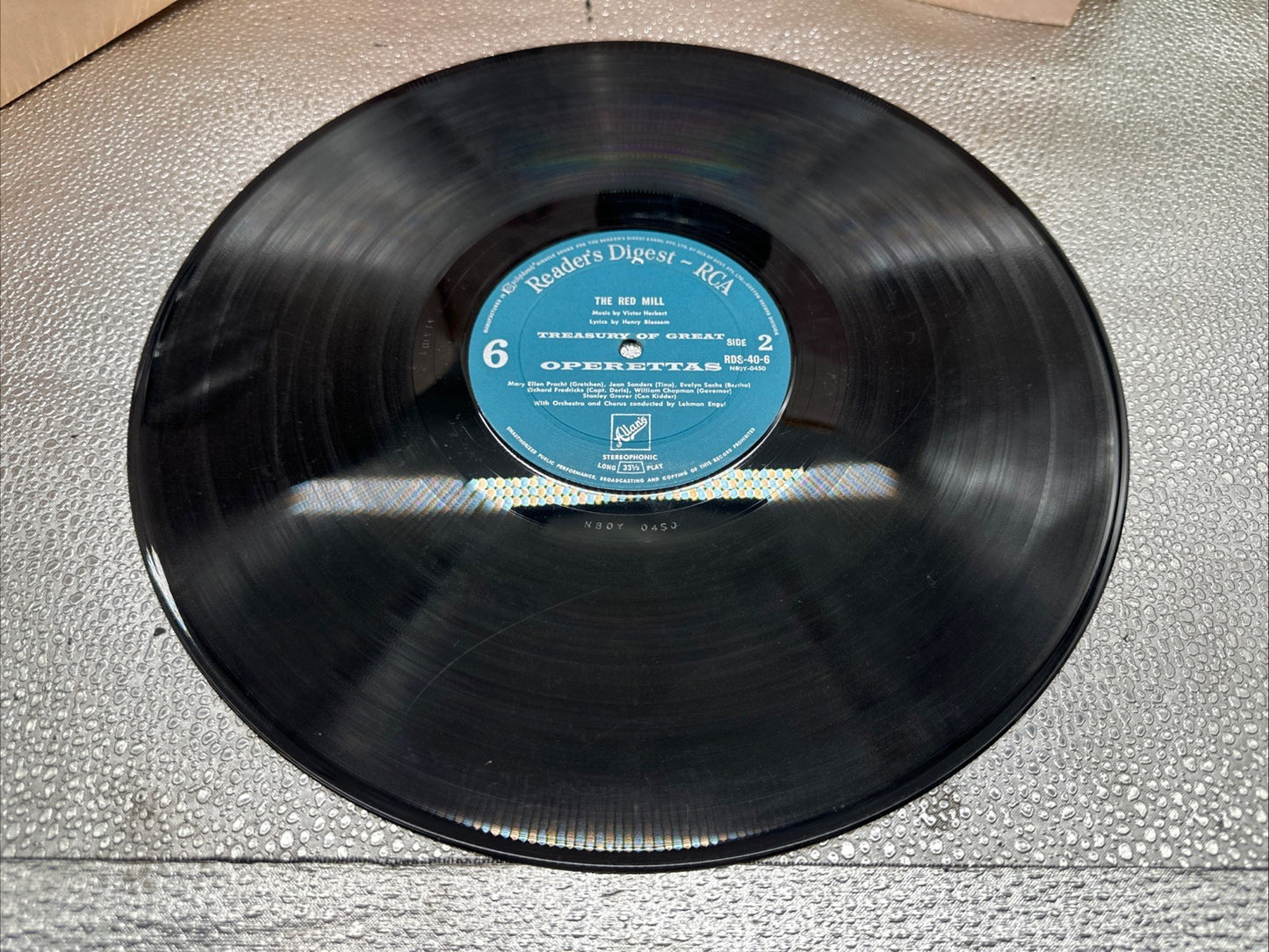 Reader's Digest Treasury Of Great Operettas Record In OK Condition 7677