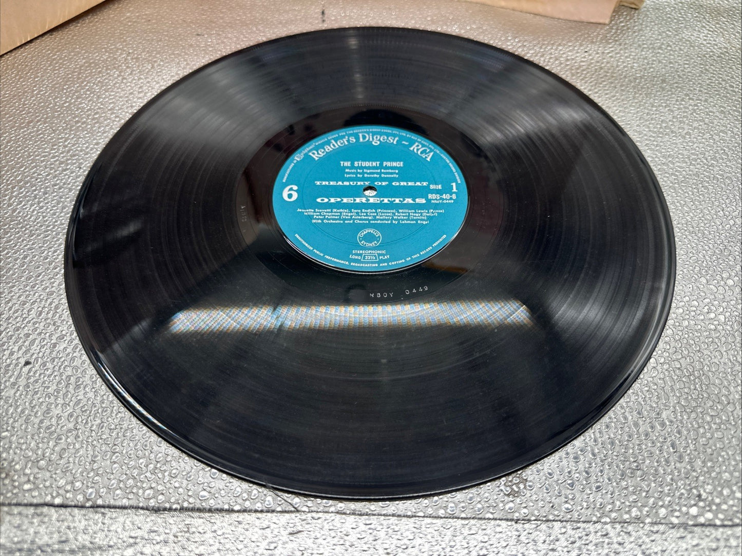 Reader's Digest Treasury Of Great Operettas Record In OK Condition 7677