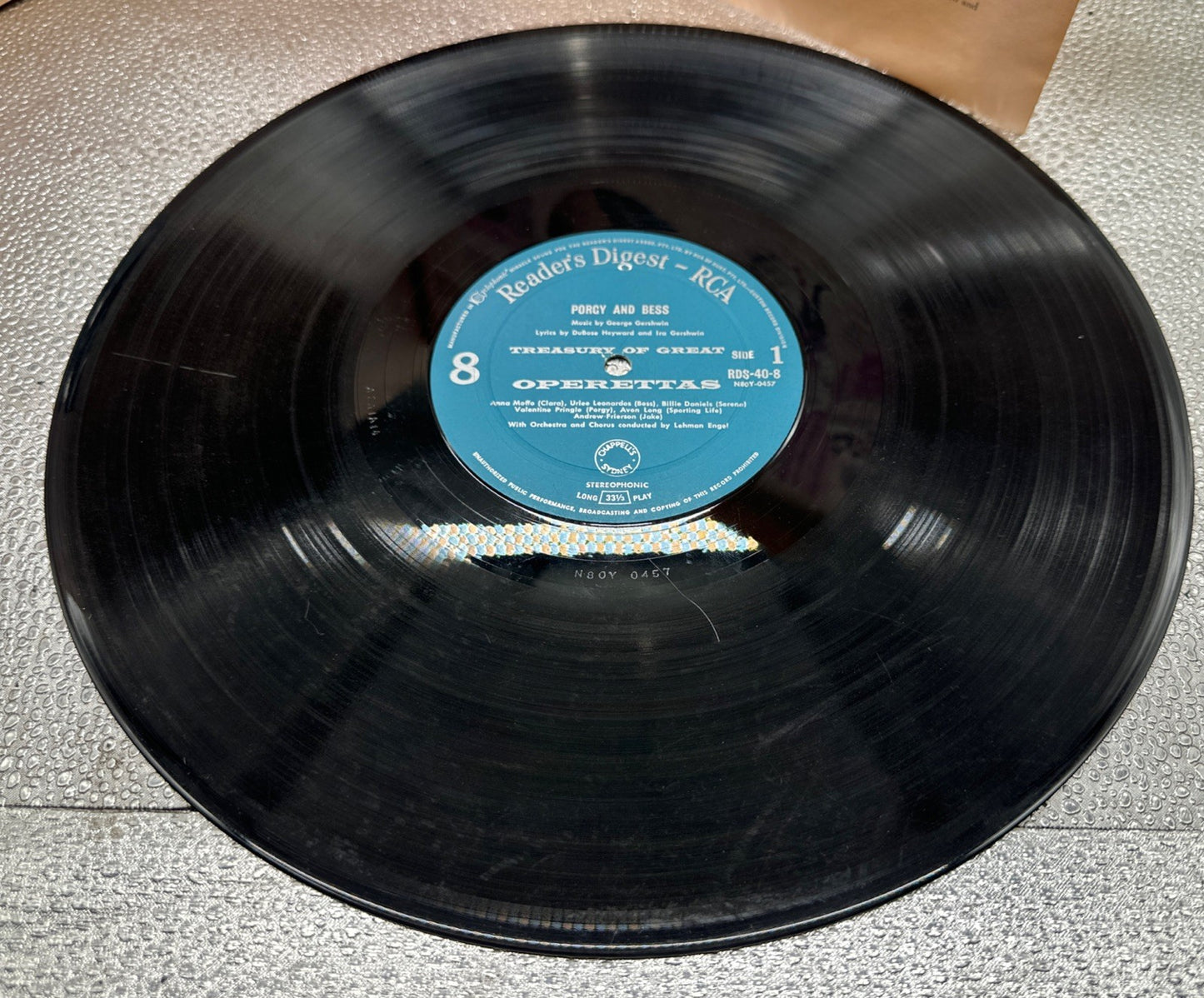 Reader's Digest Treasury Of Great Operettas Record In OK Condition 7677