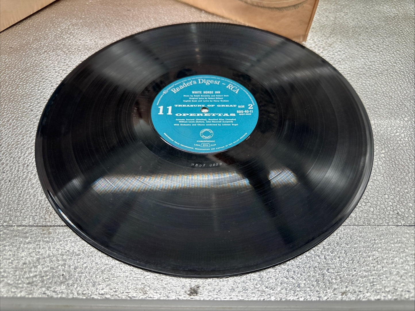 Reader's Digest Treasury Of Great Operettas Record In OK Condition 7677