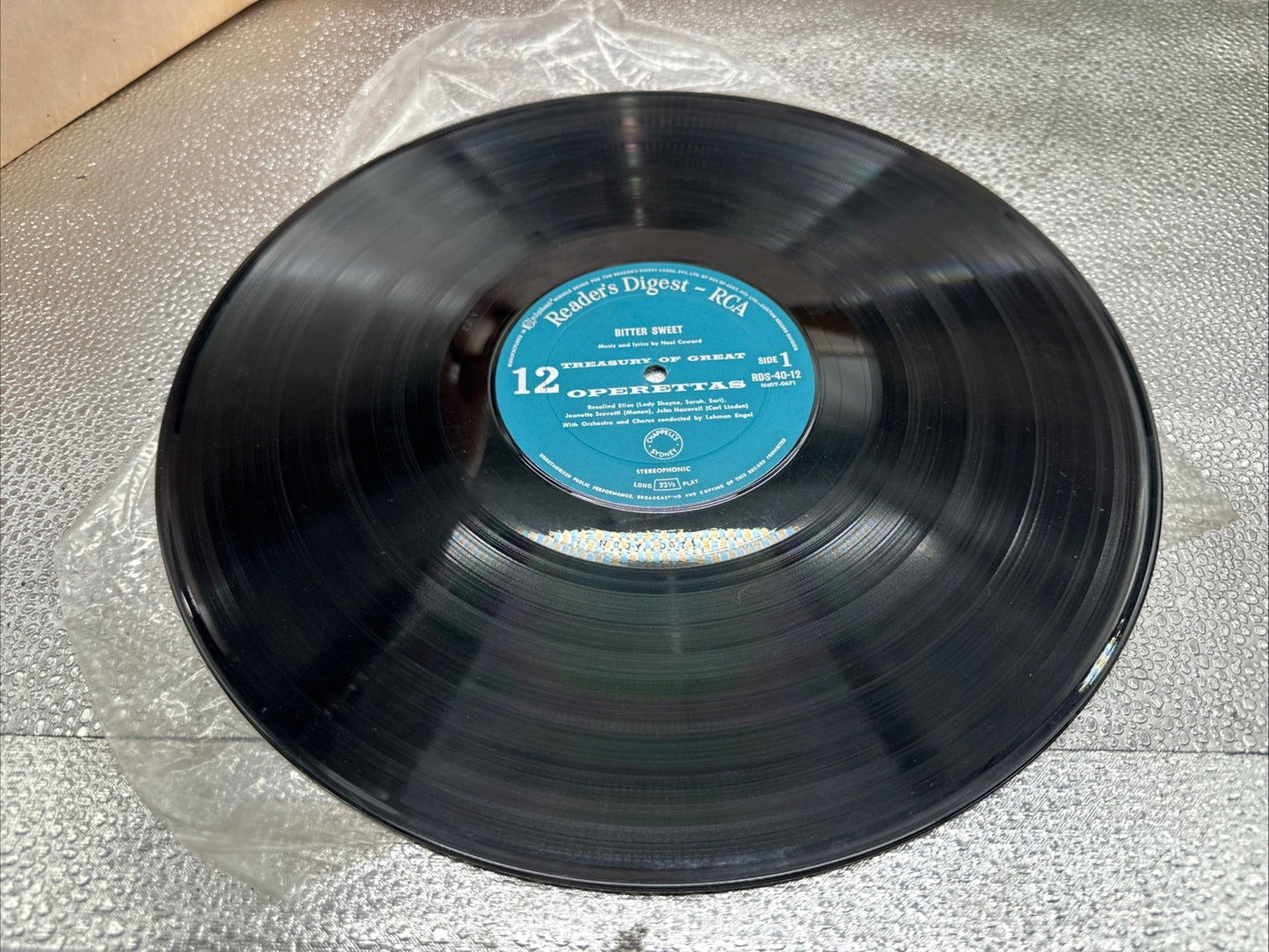 Reader's Digest Treasury Of Great Operettas Record In OK Condition 7677