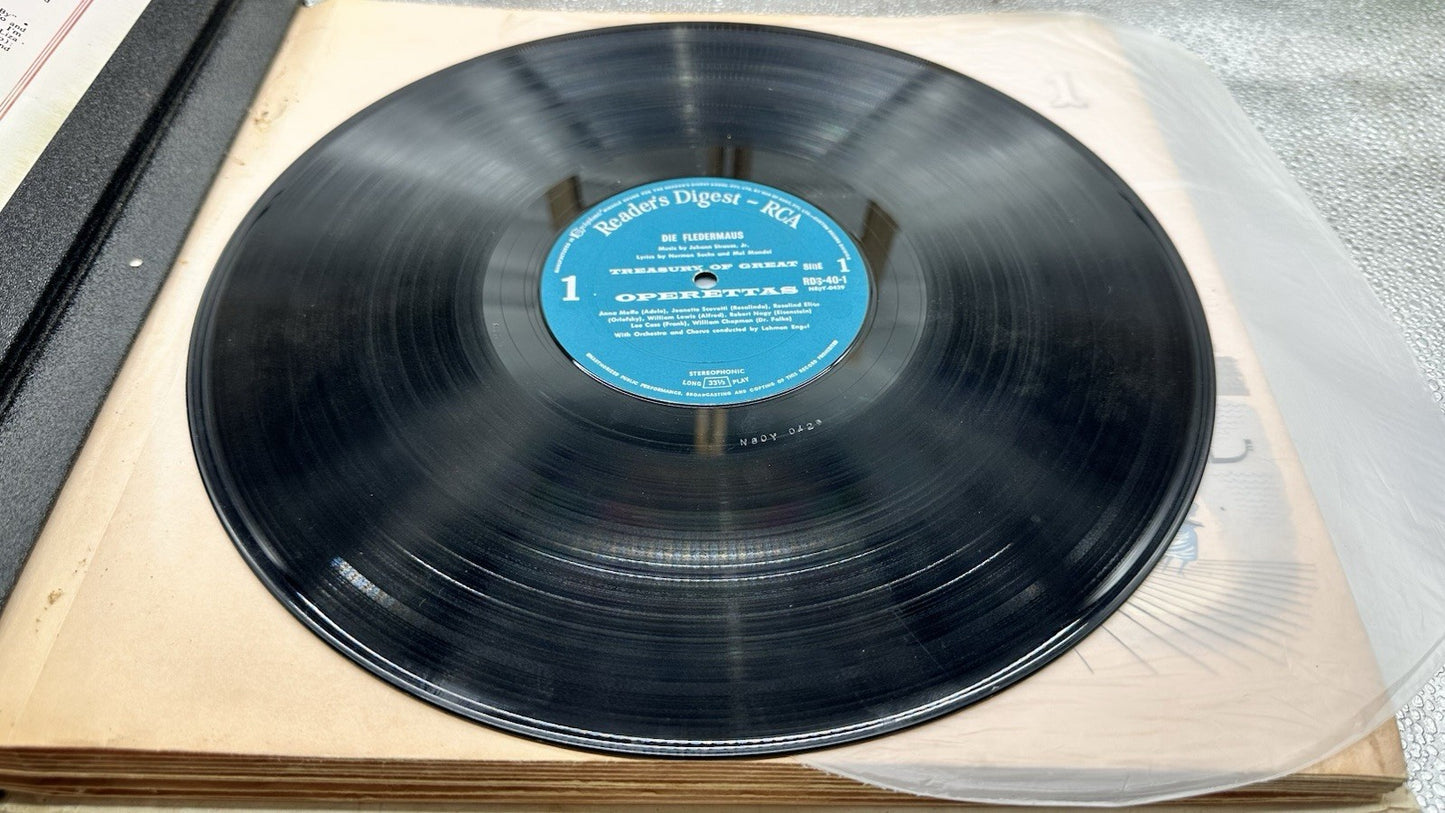 Reader's Digest Treasury Of Great Operettas Record In OK Condition 7677