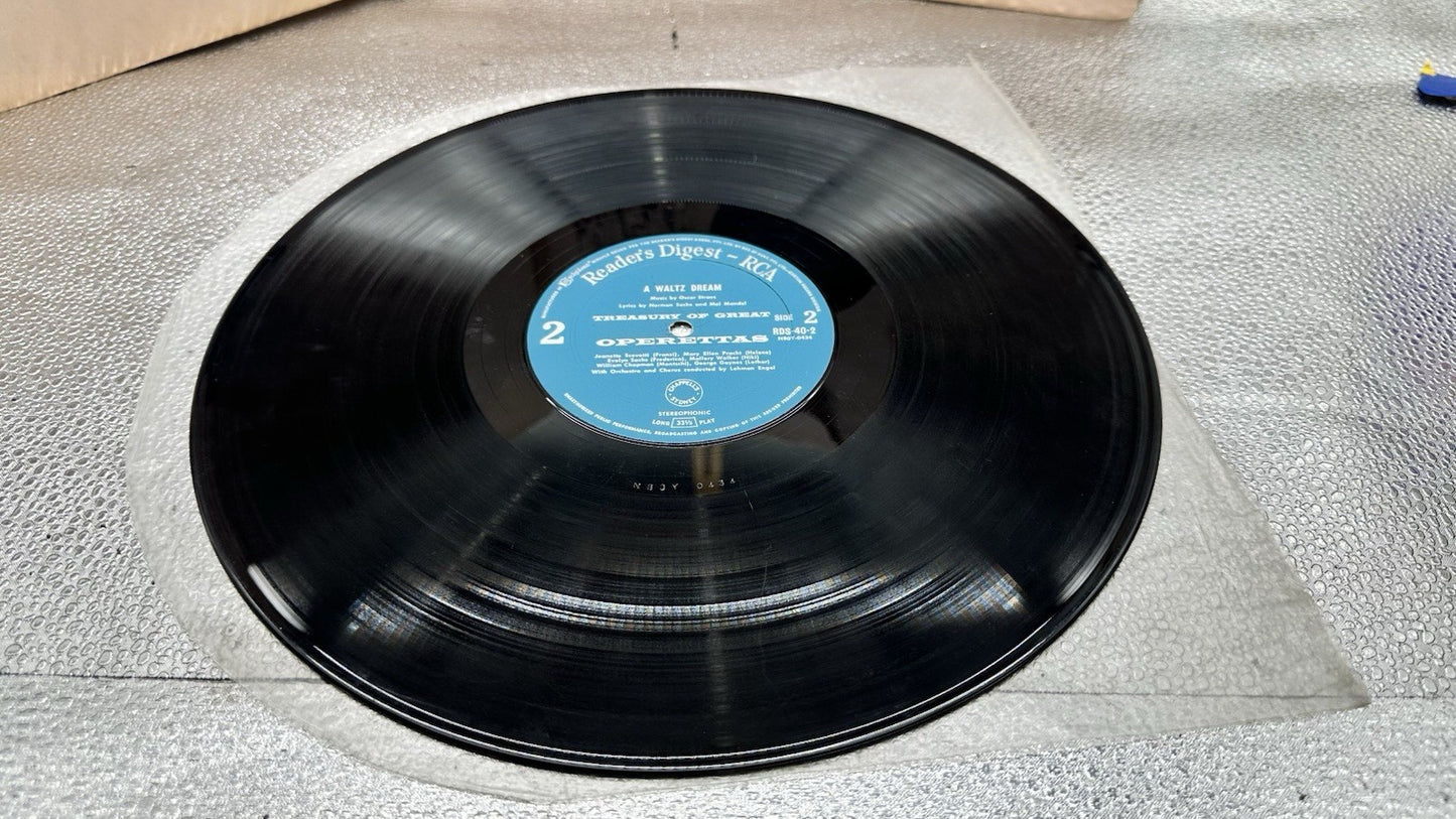 Reader's Digest Treasury Of Great Operettas Record In OK Condition 7677