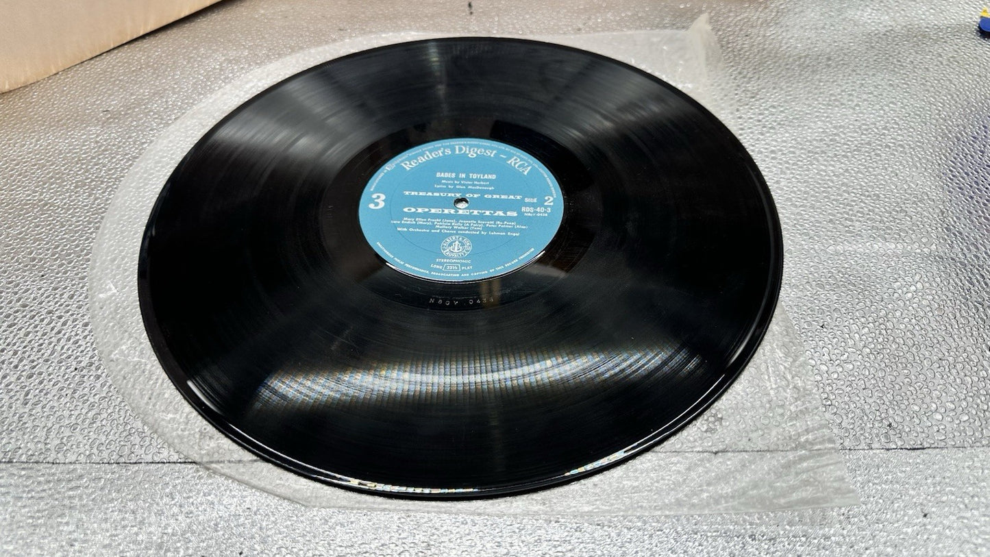 Reader's Digest Treasury Of Great Operettas Record In OK Condition 7677