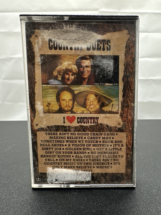I Love Country Duets Cassette Tape In OK Condition 7852