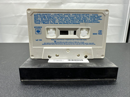 I Love Country Duets Cassette Tape In OK Condition 7852