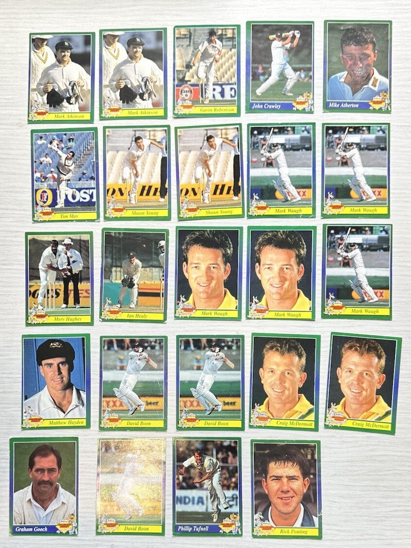 24 X Buttercup Bread 1995 Cricket Trading Cards Scratched In OK Condition 2395