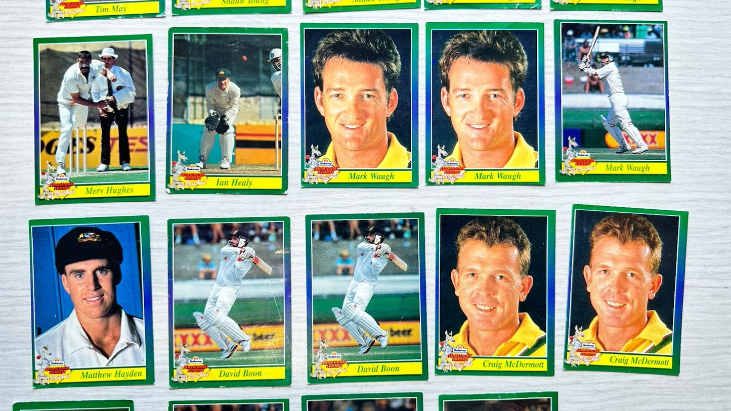 24 X Buttercup Bread 1995 Cricket Trading Cards Scratched In OK Condition 2395