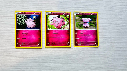3 X Pokemon Fairy Cards Collection Random Years & Series 5266