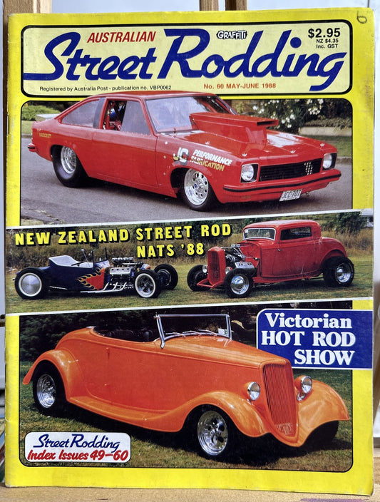 Graffiti Australian Street Rodding Magazine No.60 May/June 1988 In VGC