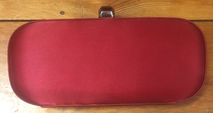 mimco red hard case clutch Purse Good condition RR $139