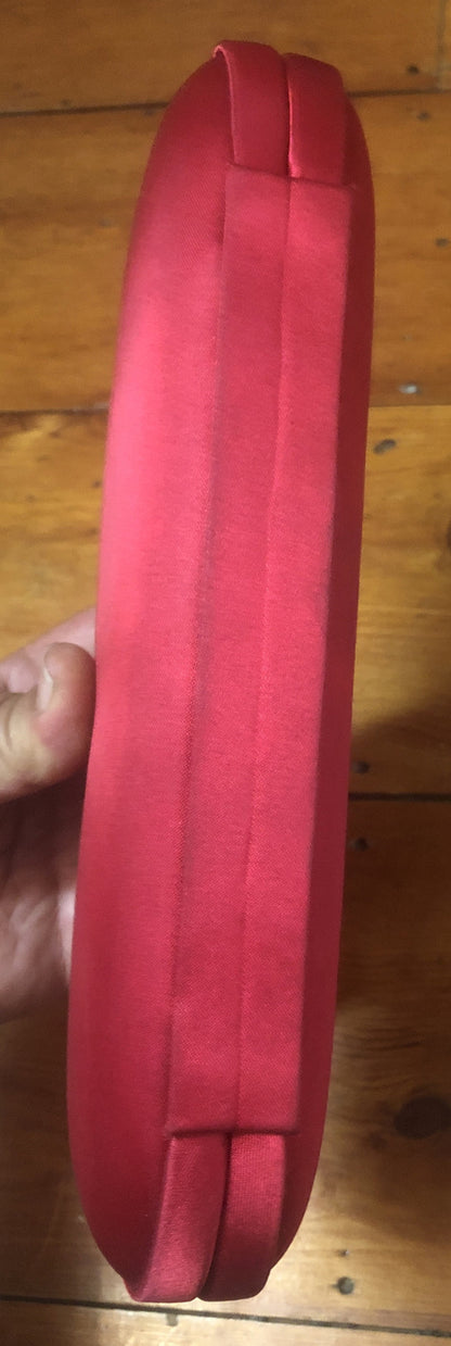 mimco red hard case clutch Purse Good condition RR $139