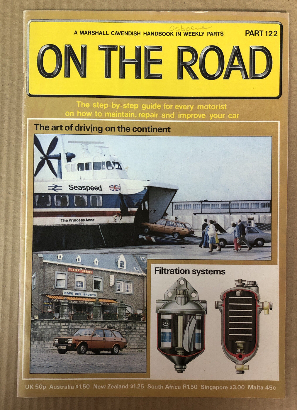 On The Road Part 122 Magazine Vintage In Good Condition