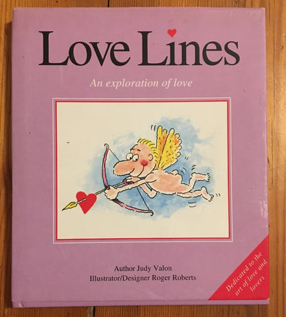 Love Lines An Exploration Of Love Author Judy Valon +Free Post Aus Seller