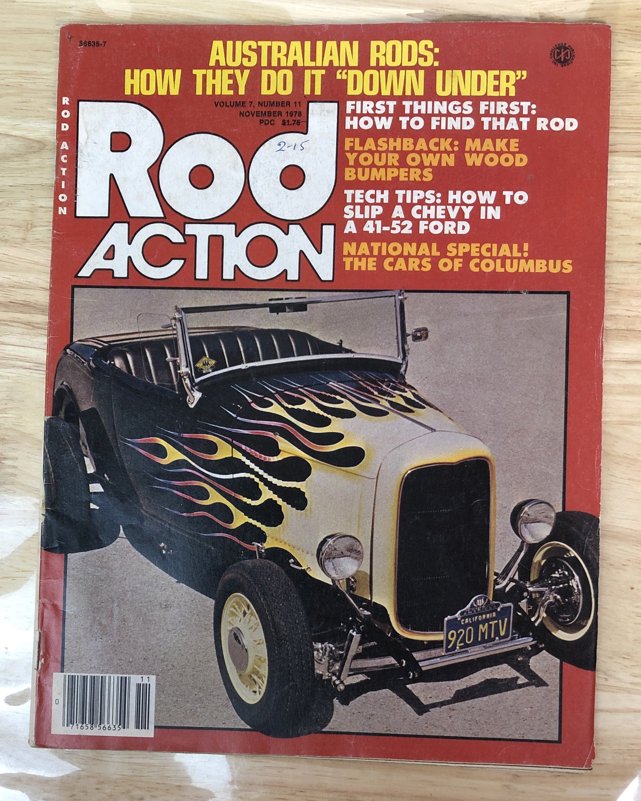 Rod Action Volume 7 Number 11 November Vintage Magazine In Good Condition