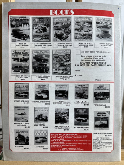 Graffiti Australian Street Rodding Magazine No.57 November/December 1987 In VGC