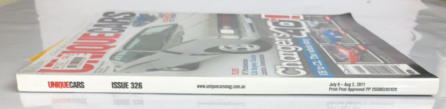 Unique Cars Issue 326 2011 Vintage Magazine In OK Condition