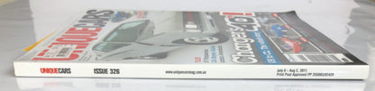 Unique Cars Issue 326 2011 Vintage Magazine In OK Condition