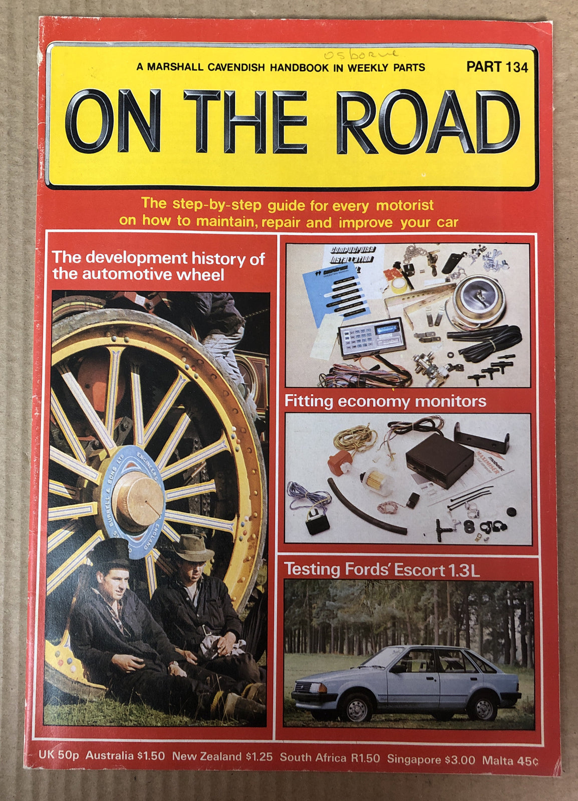 On The Road Part 134 Magazine Vintage In Good Condition