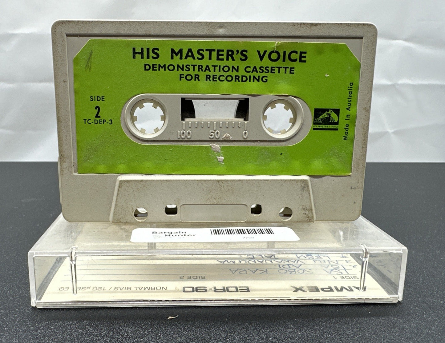 His Master's Voice Cassette Tape In OK Condition 7752