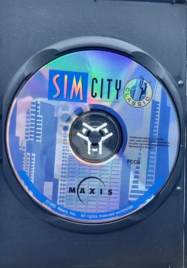 Sim City Classic Game DISC ONLY In Good Condition 6567