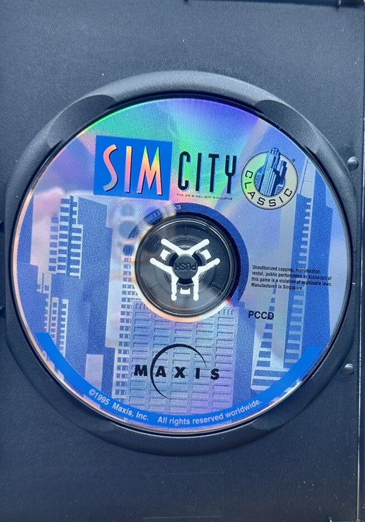 Sim City Classic Game DISC ONLY In Good Condition 6567