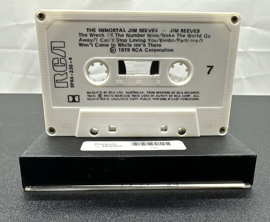 The Immortal Jim Reeves Cassette Tape In OK Condition 7784