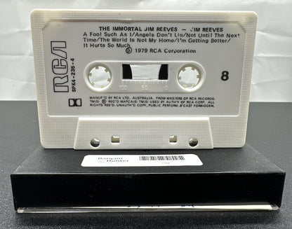 The Immortal Jim Reeves Cassette Tape In OK Condition 7784