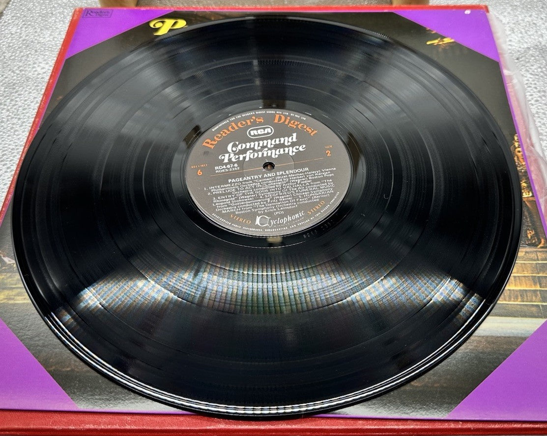 Command Performance - A Night at the Opera 6 LP Box Set Reader's Digest Record