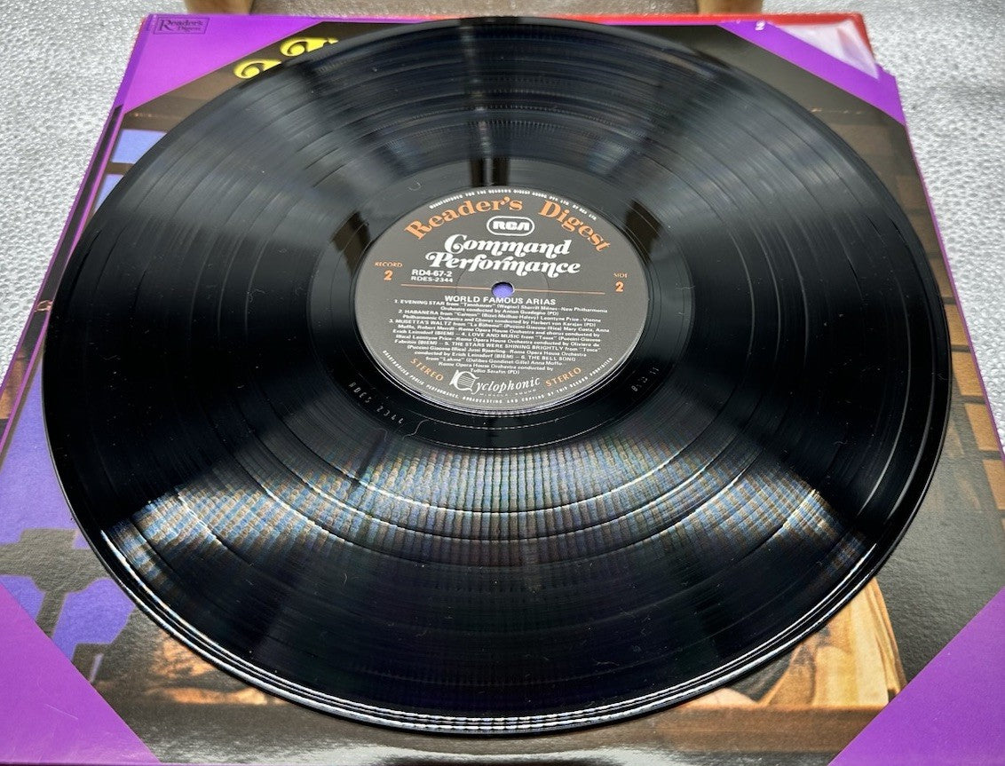 Command Performance - A Night at the Opera 6 LP Box Set Reader's Digest Record