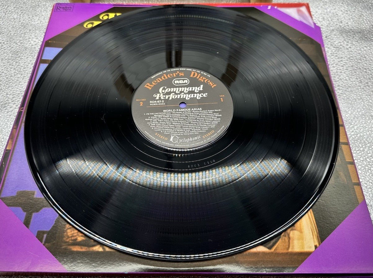 Command Performance - A Night at the Opera 6 LP Box Set Reader's Digest Record