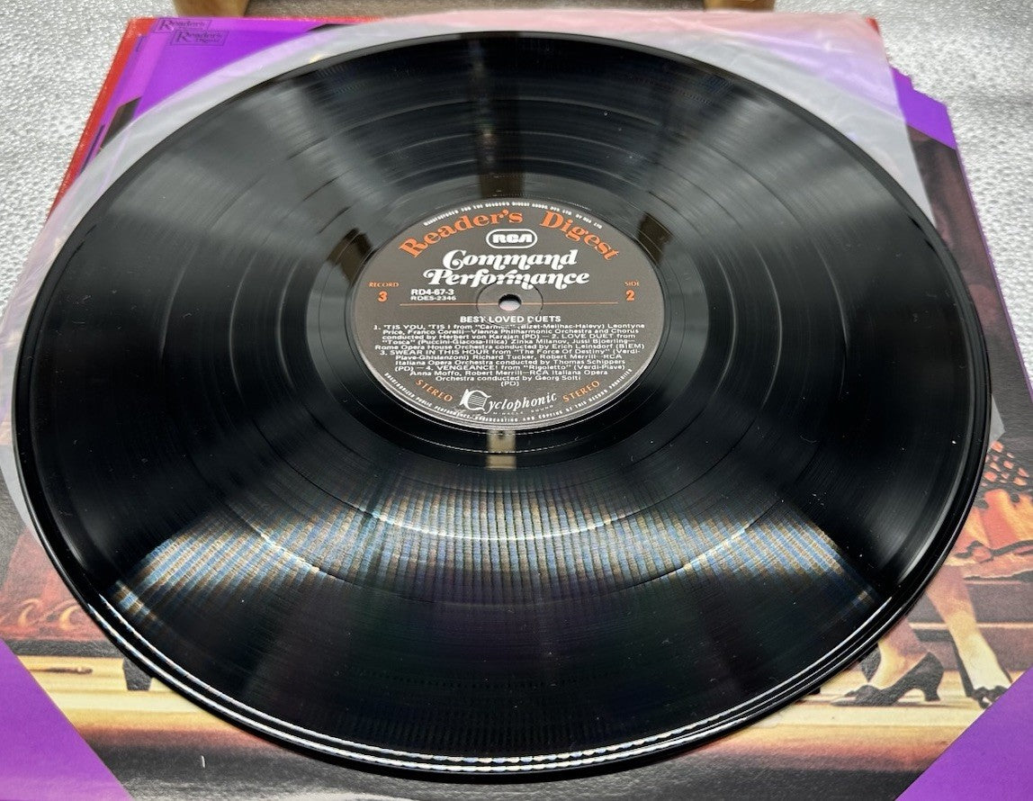 Command Performance - A Night at the Opera 6 LP Box Set Reader's Digest Record