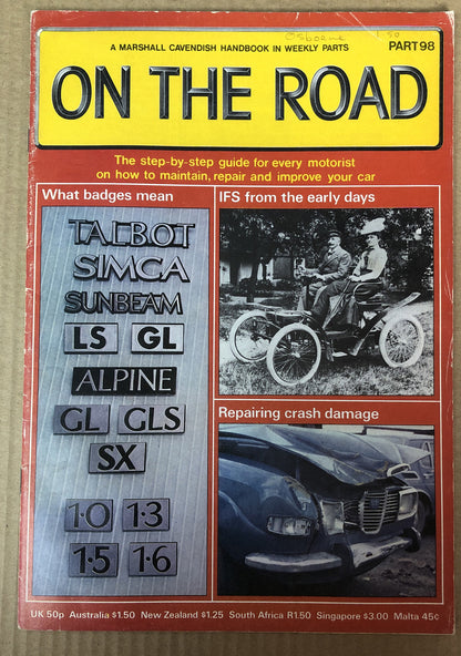 On The Road Part 98 Magazine Vintage In Good Condition