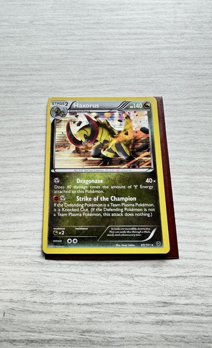 Haxorus Pokemon Holo Dragon Card Year 2013 (5243)