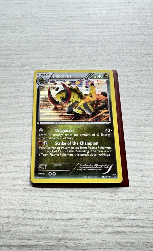 Haxorus Pokemon Holo Dragon Card Year 2013 (5243)