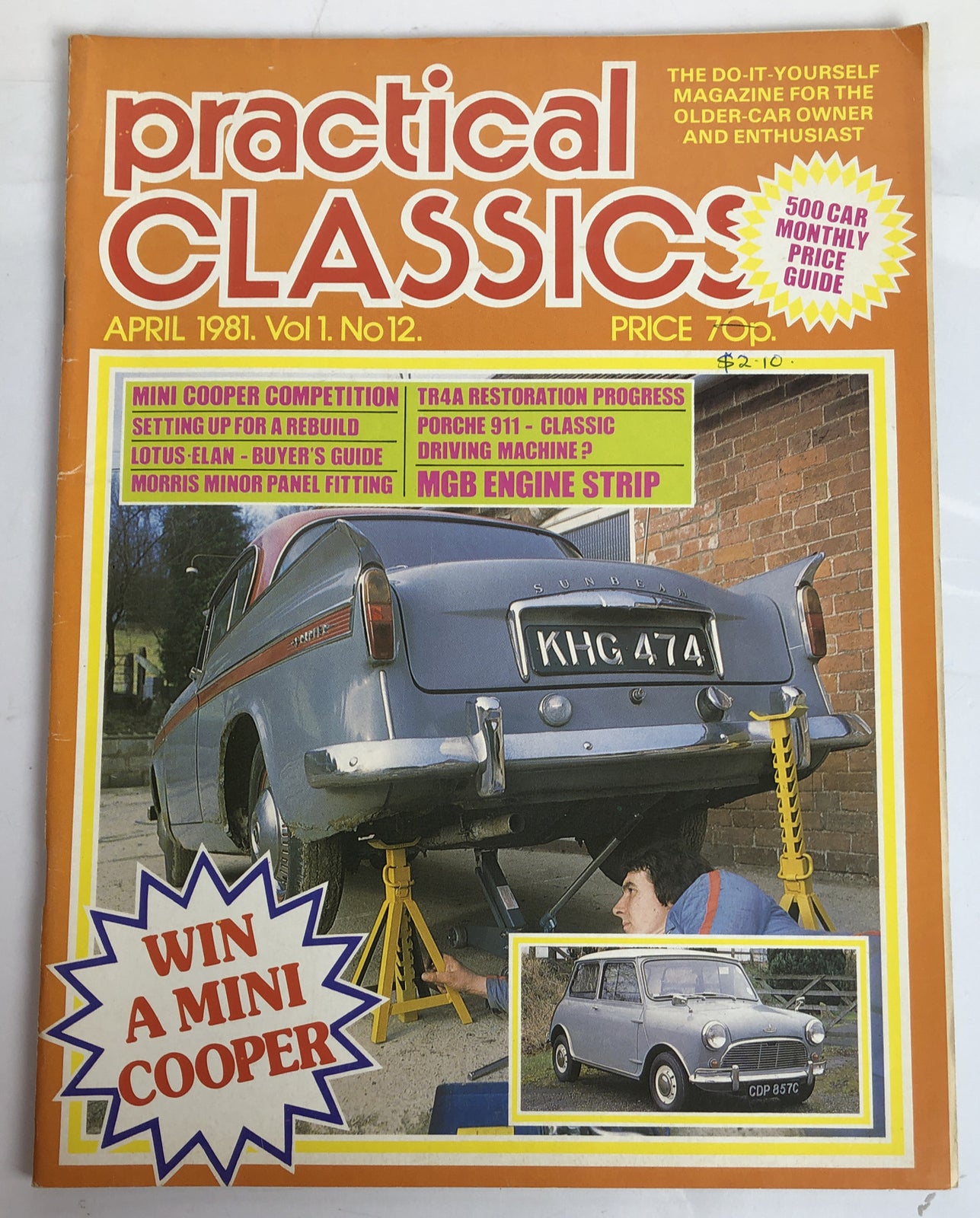 Practical Classics & Car Restorer Vol. 1 No. 12 1981 Magazine In Good Condition